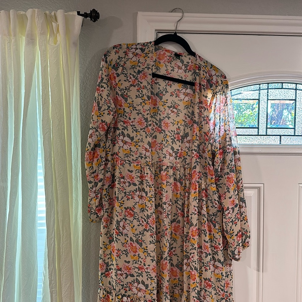 Women’s floral cardigan